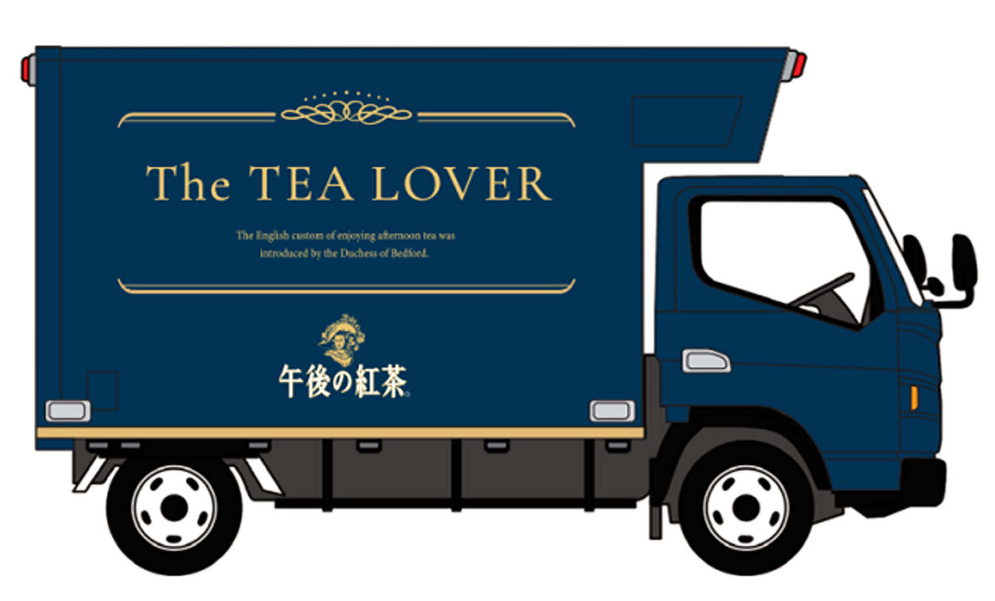 キリン午後の紅茶キッチンカー　イメージ画像