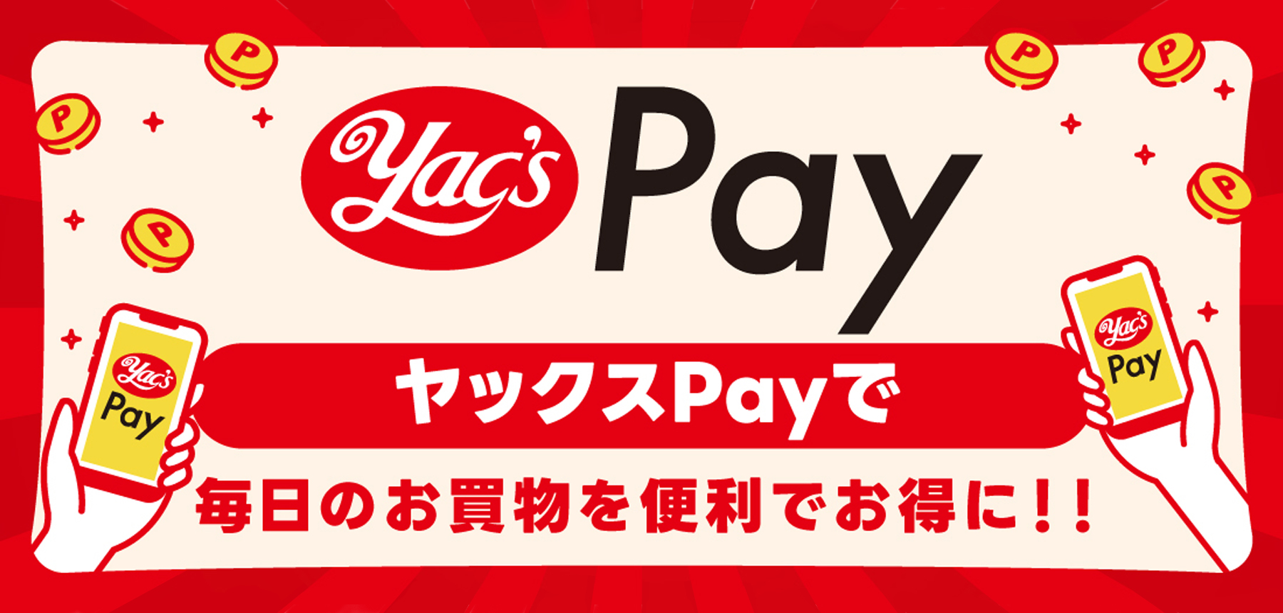 「【ヤックスPay】紹介ページ」のチラシ画像