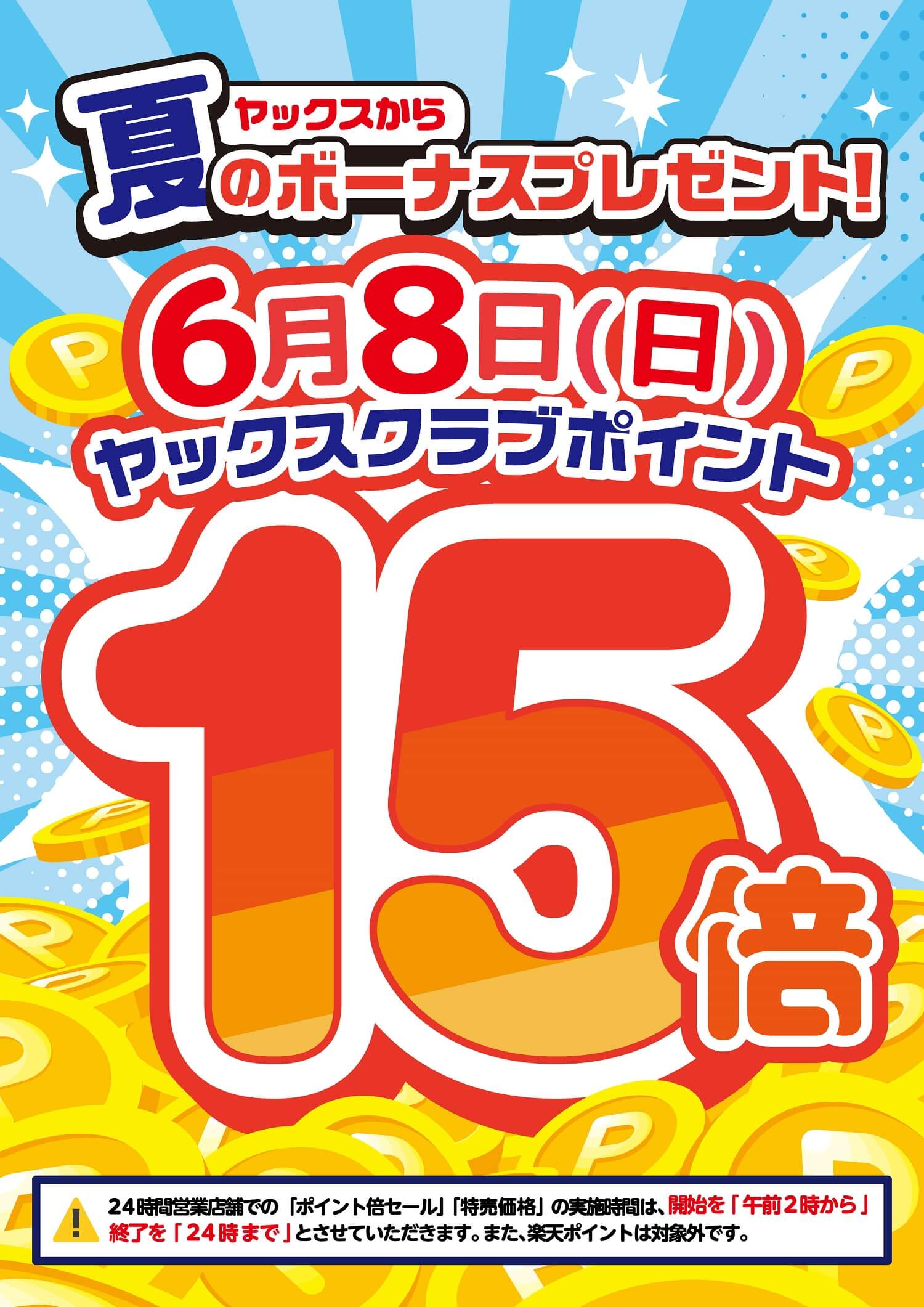 2025年6月15倍お知らせ