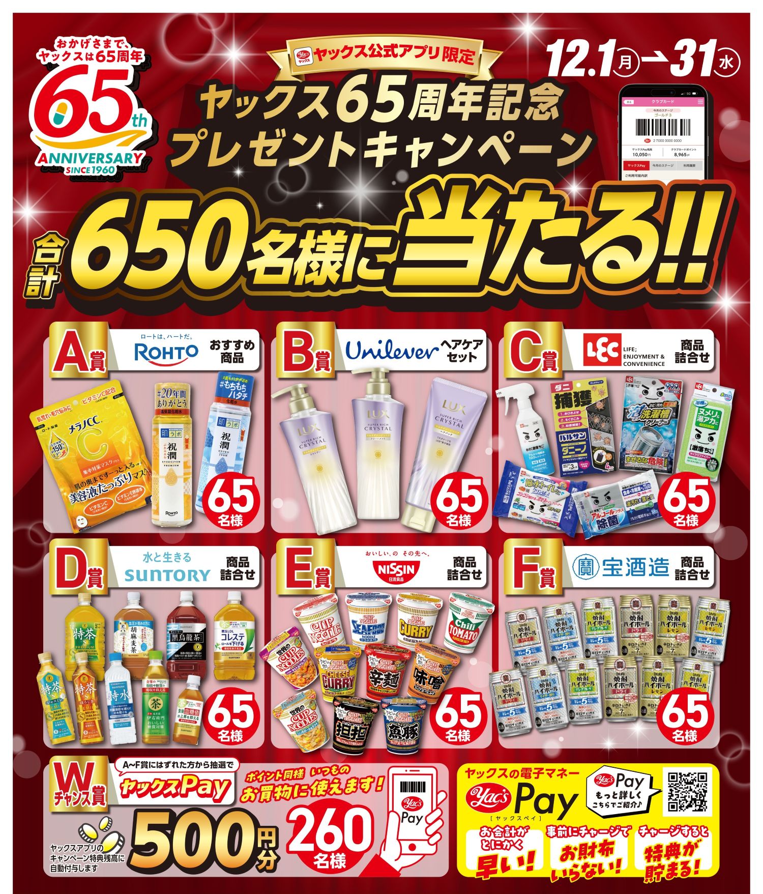 2025年12月の「今月のキャンペーン」ポスター