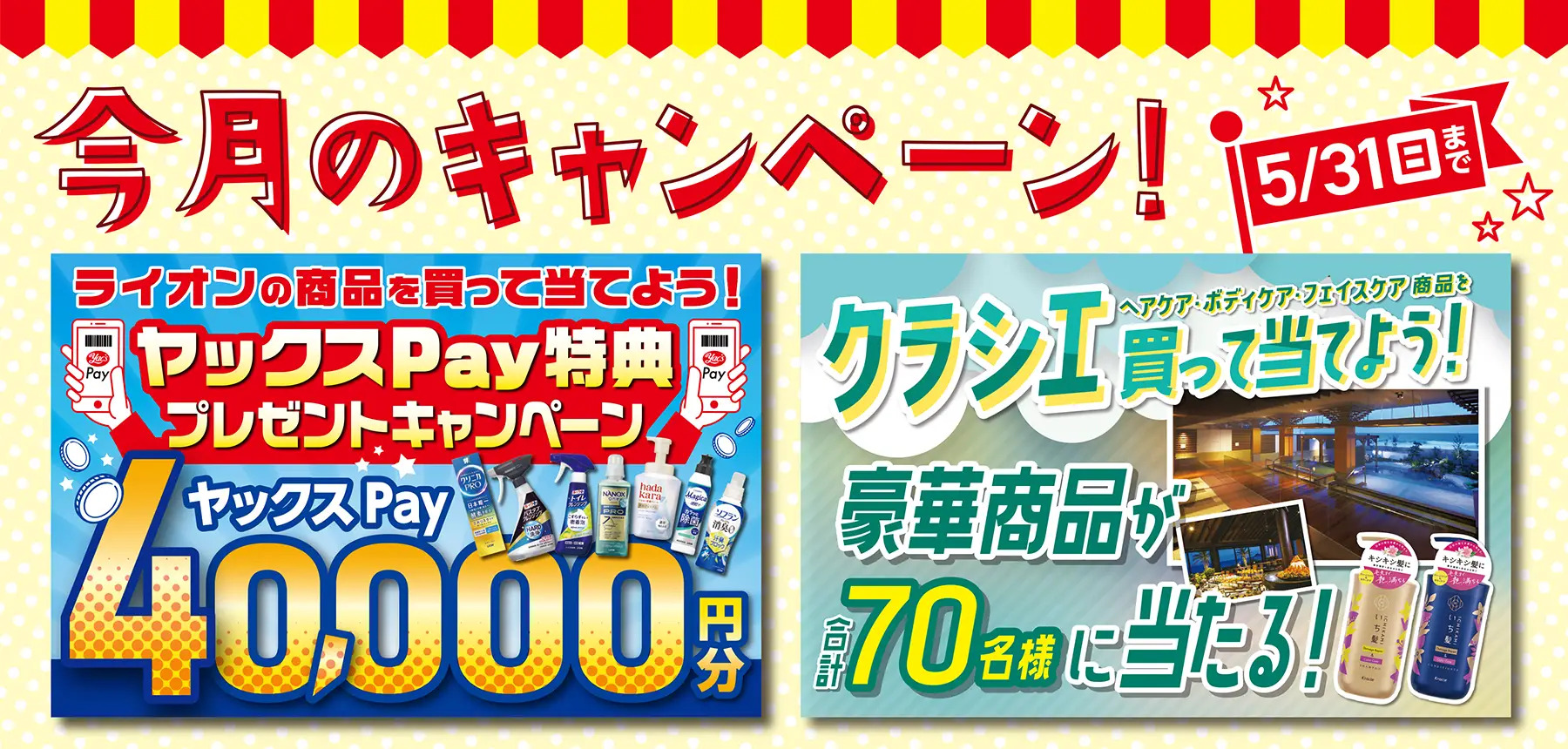 「5月キャンペーン」のチラシ画像